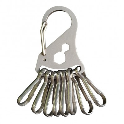Ti Key Rack Locker Titanium Key Chain