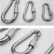 Grade 316 Stainless Steel Safety Snap Hook Climbing Carabiner With Screw (3mm-14mm)