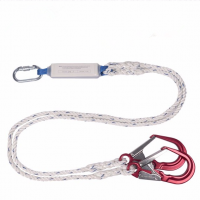 Aluminium hook double ropes safety lanyards