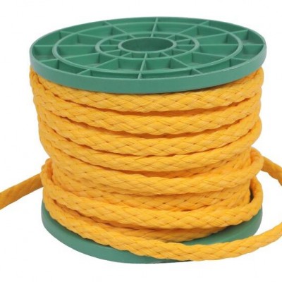 polyethylene solid hollow braid anchor line rope with spring hook