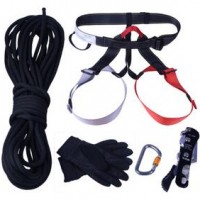 Hand Control Down Rope Rock Climbing Rescue Equipment