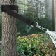 2 Hammock Tree Straps with Carabiners Wide Heavy-duty Easy Suspension Black