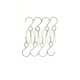 SafeBuyEnjoy Spinning Swivel Clip Hanging S Hooks Wind Spinner Rotate Spiral Tail Crystal Twister Display Hanger (8)