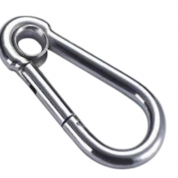 Top Quality Grade 304/316 Stainless Steel Snap Hook With Eyelet, Spring Clip With Eye