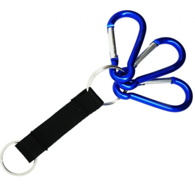 Blue Aluminum Locking Clip Hook