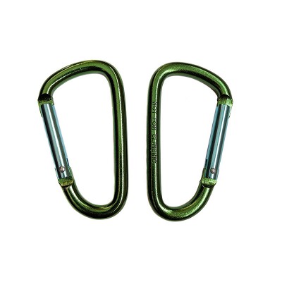 Aluminum Carabiner Keychain Clip with Keyring