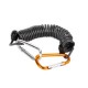 Dual Aluminum Alloy Carabiner Stainless Steel Rope